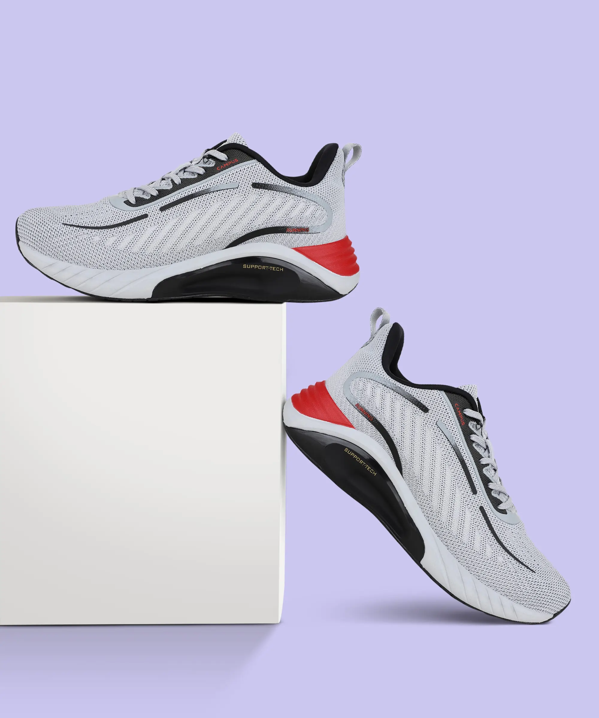 ABACUS Grey Men's Running Shoes - Image 6